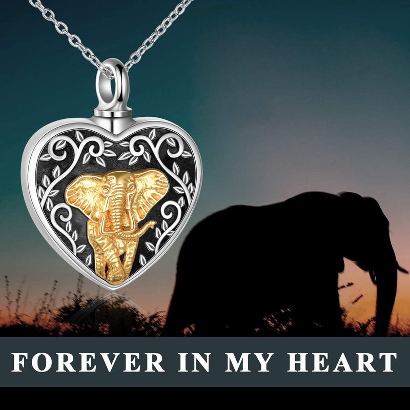 YFN Urn Necklaces for Ashes Sterling Silver Heart Urn Necklaces for Ashes Cremation Memory Jewelry for Women Men - Image 5